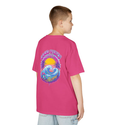 "Good Vibes" Psychedelic Hippy - Kids Tee