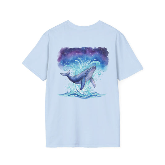 Whale Night Sky - Unisex Tee