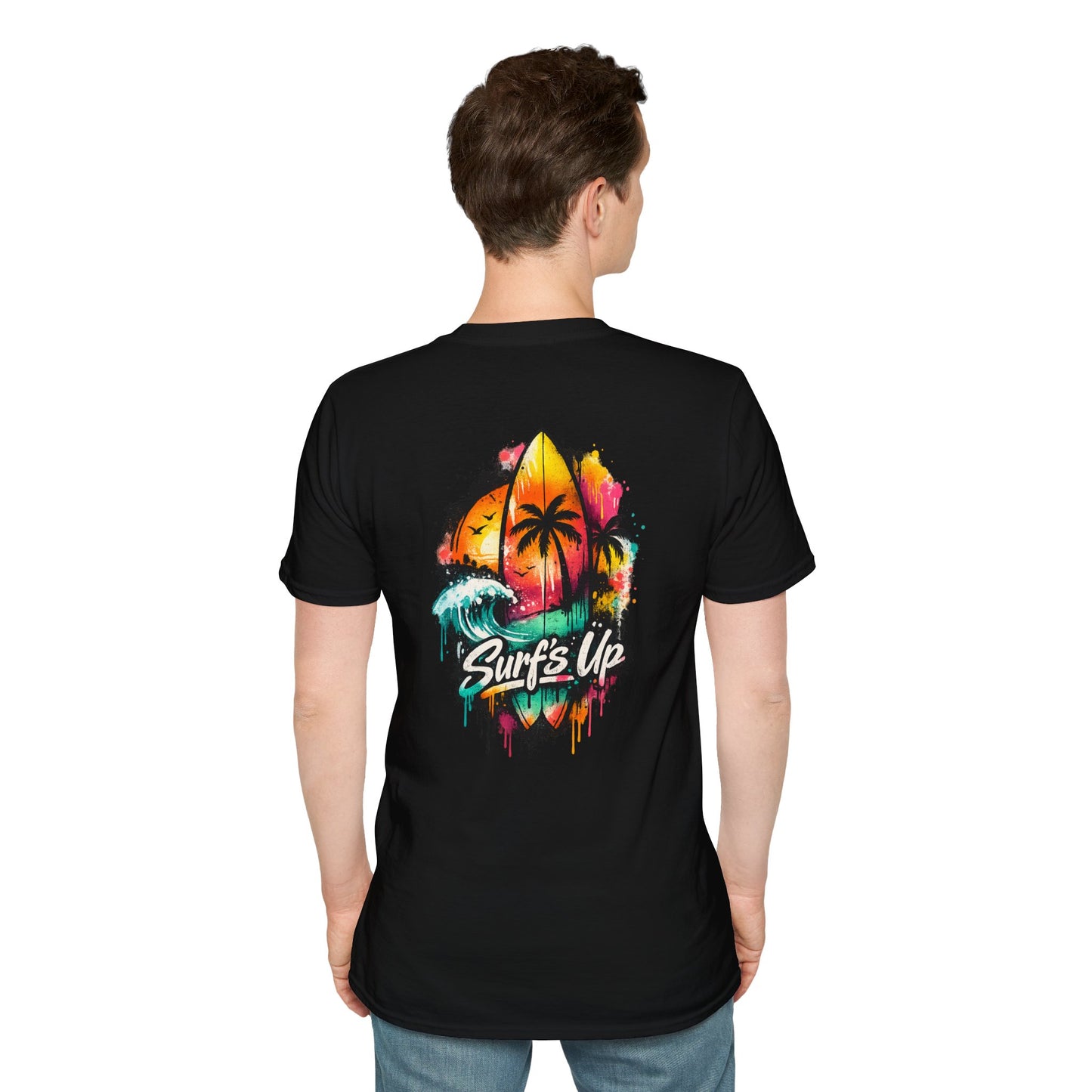 Surf's Up Spray Paint - Unisex Tee