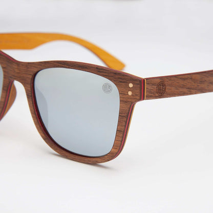 Fistral Wood Grain Polarised Sunglasses