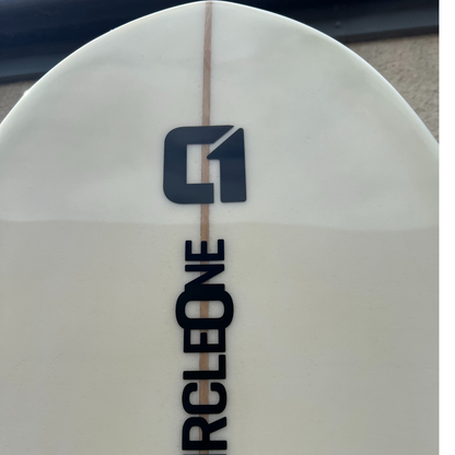 9ft Southern Swells Longboard Round Tail Clear Epoxy Finish (FINS Included)