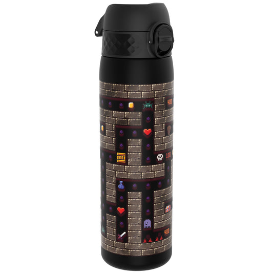 Leak Proof Slim Water Bottle, Recyclon, Gamer, 500ml (18oz)