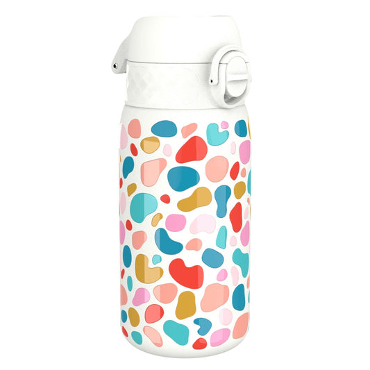 Leak Proof Thermal Steel Water Bottle, Insulated, Splodge, 320ml (11oz)