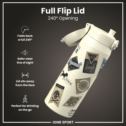 MotoGP x ION8 Insulated Steel Water Bottle, MotoGP Classic Legends, 750ml (24oz)