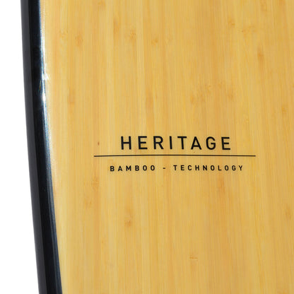 9ft 6 Bamboo Round Pin Tail Longboard Surfboard