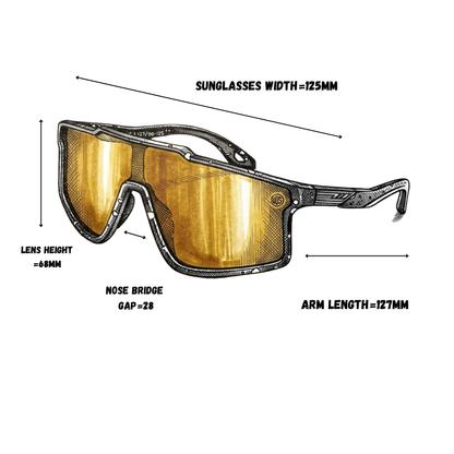 Youth Polarised Sunglasses- Reef Run