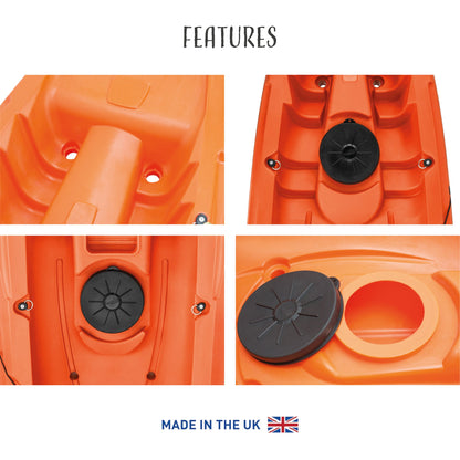 Mahee Double Seater Kayak Orange Package Deal