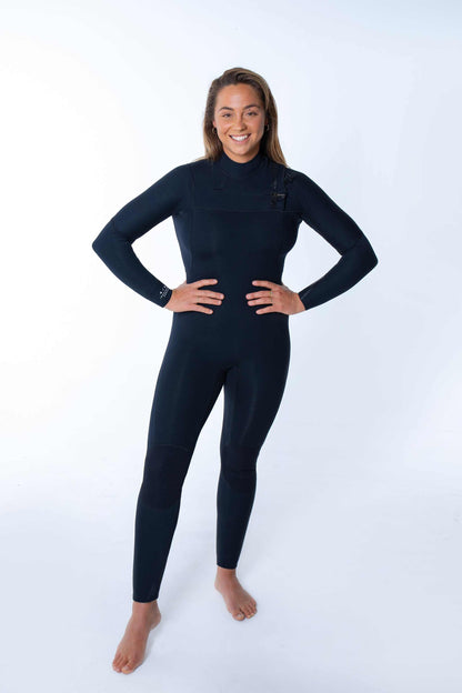 Merino Insulator Series Womens 4/3 Chest Zip Steamer