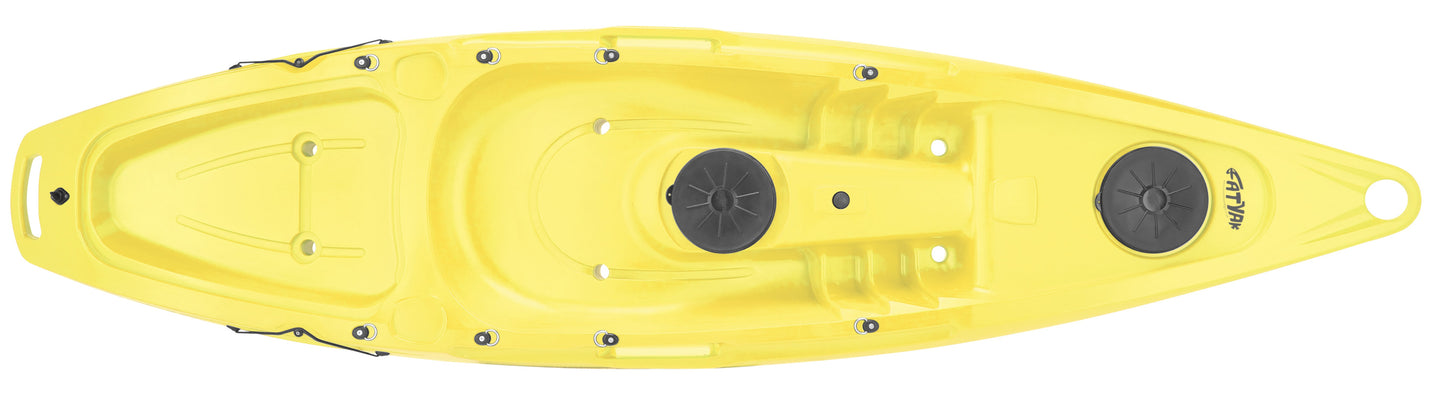 Kaafu Solo Kayak | Yellow | Lightweight & Stable