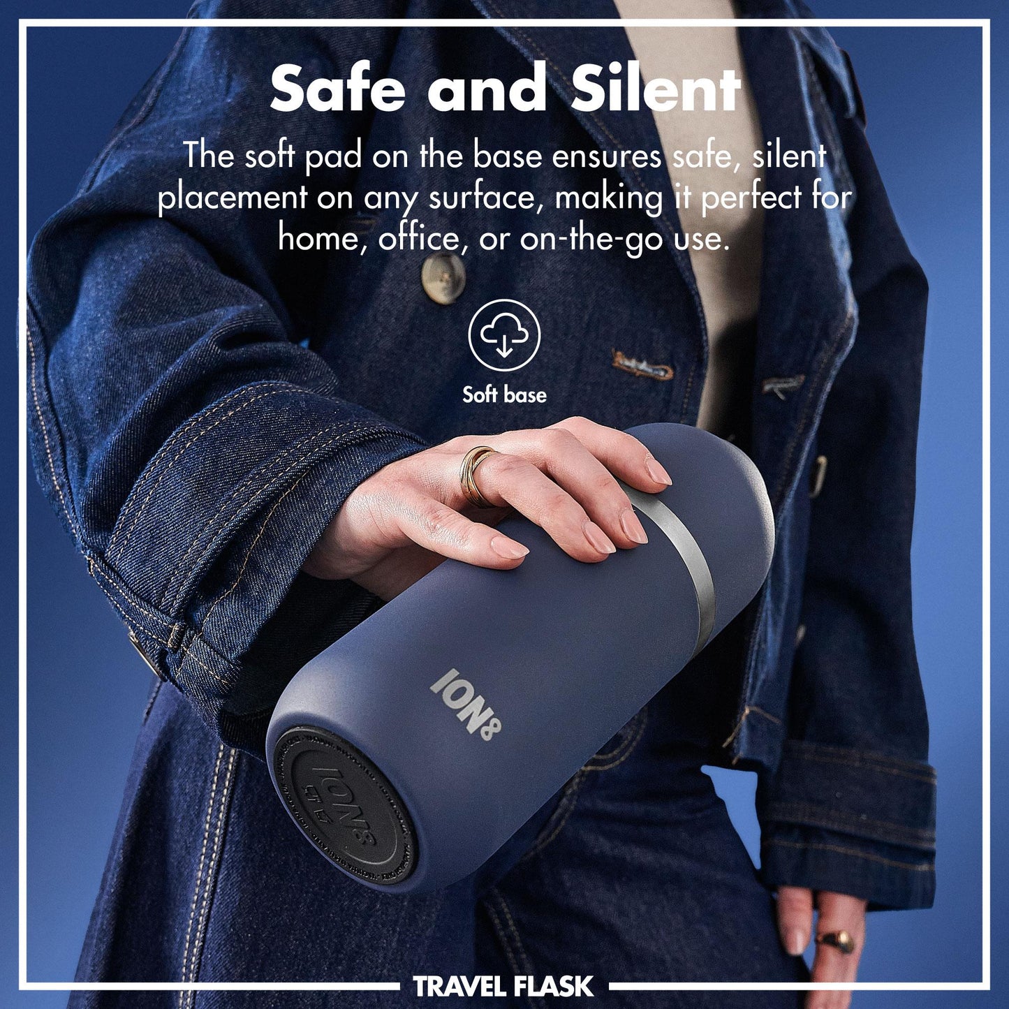 Luma Vacuum Insulated, Flask & Mug, Ash Navy, 700ml (24oz)