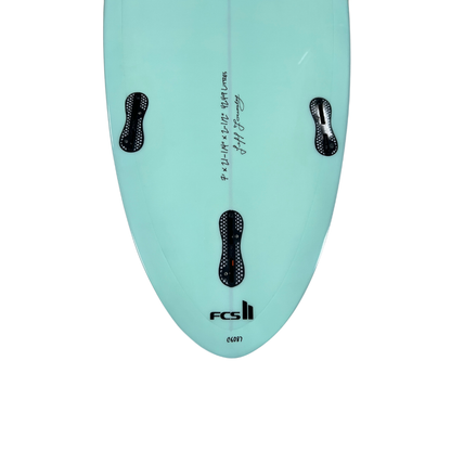 7' Heritage Round Tail Retro Egg Surfboard in Gloss Tint