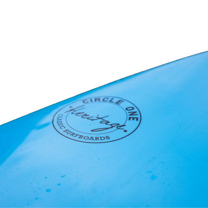 7' Heritage Round Tail Retro Egg Surfboard in Gloss Tint