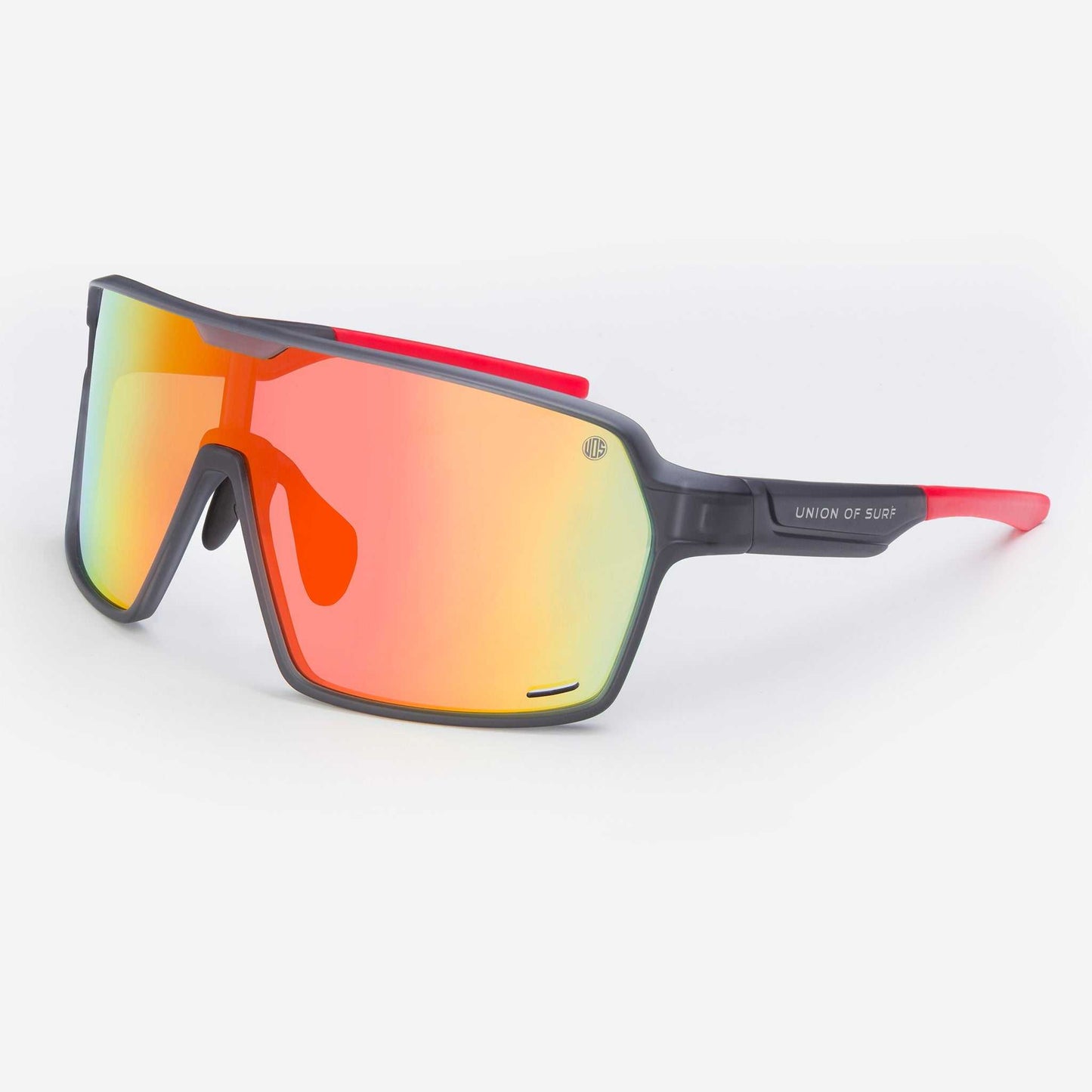 RESCUE - Wrap Around Eyewear For Sports - Red Mirror