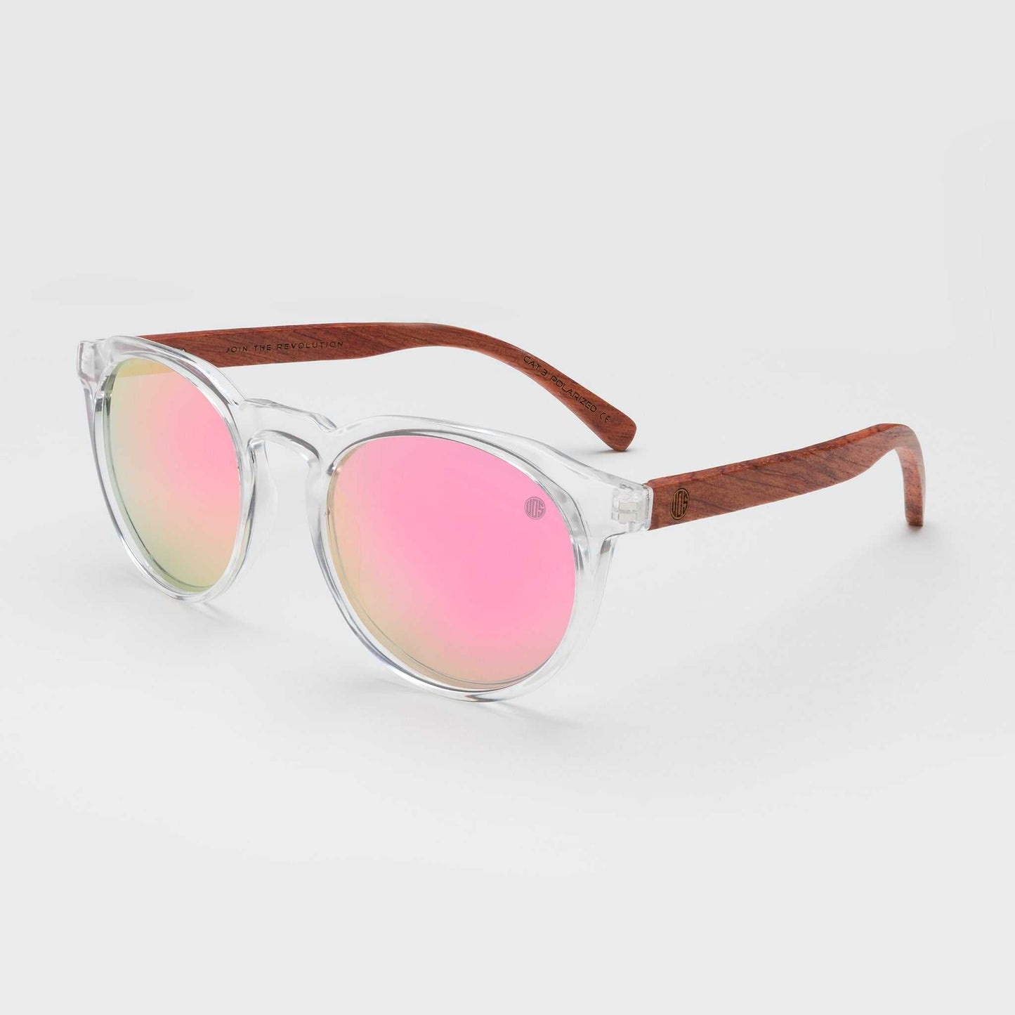Malibu Pink Round Sunglasses