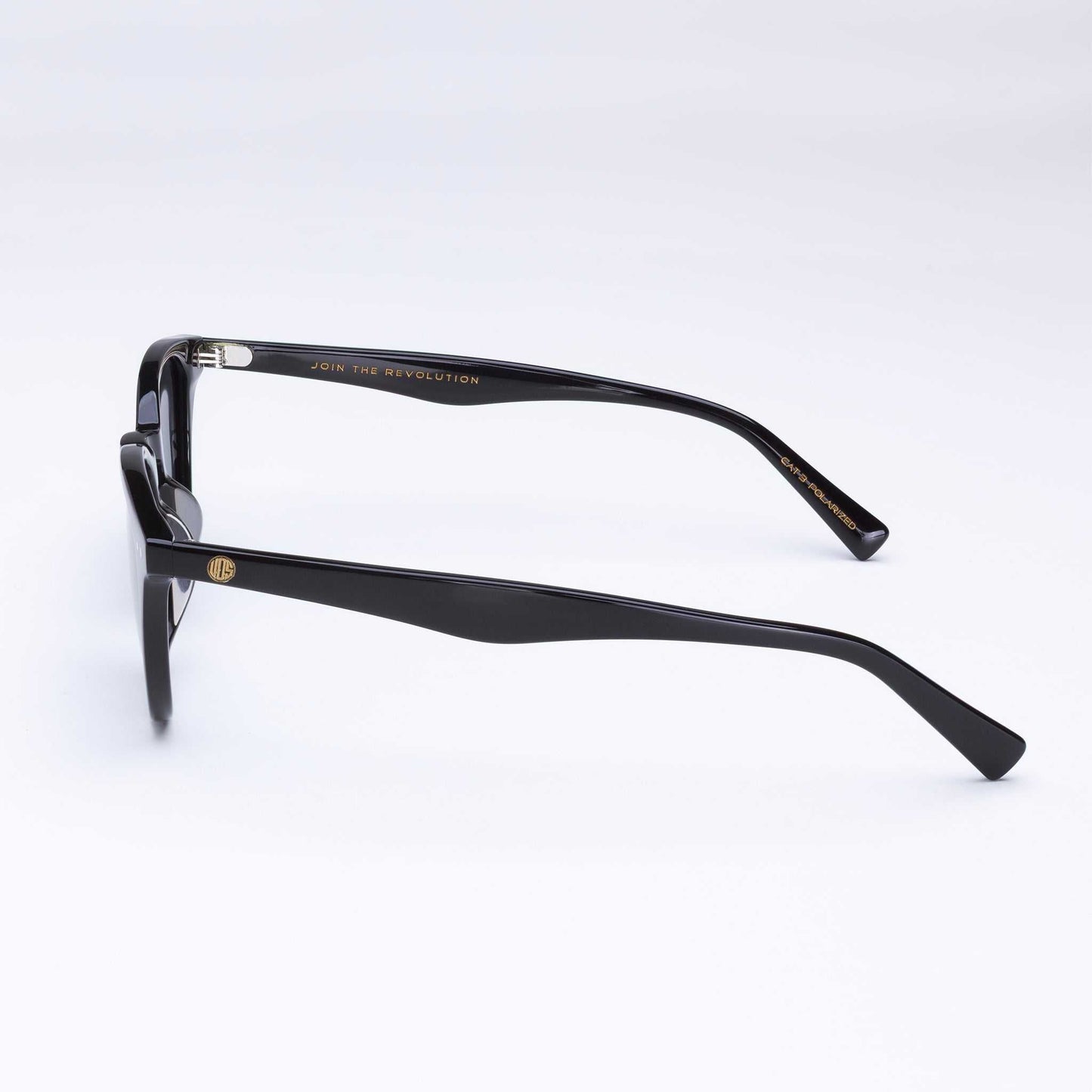 Reef Break- Bioacetate Polarised Sunglasses in All Black