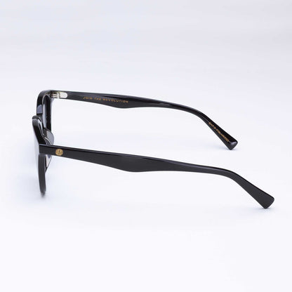 Reef Break- Bioacetate Polarised Sunglasses in All Black